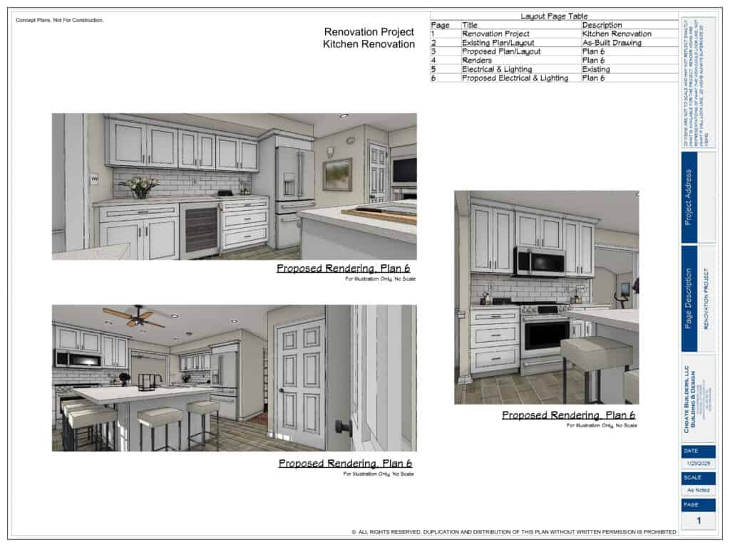 Modern kitchen renovation with white cabinetry and stainless steel appliances.